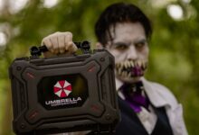 Resident Evil serisi Umbrella Corporation temalı görsel — oynama sırası rehberi
