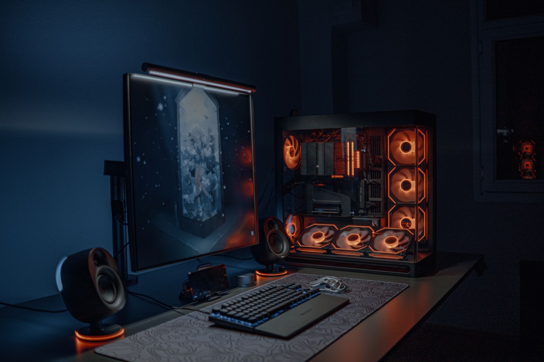 Red Dead Redemption 2 sistem gereksinimlerini karşılayan RGB ışıklı oyun bilgisayarı kurulumu